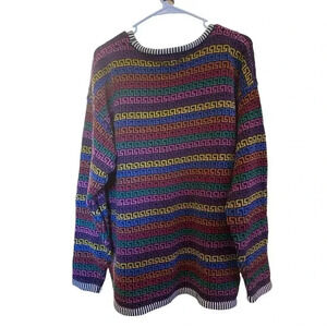 SPRIT SIZE LARGE MULT COLOR SWEATER